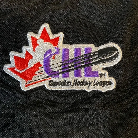 Kingston Frontenacs Hockey Jersey Stitched Sewn OHL CHL Fan Black Large NEW - Picture 7 of 7